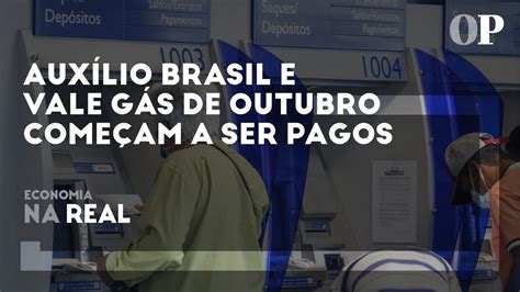 Auxílio Brasil e Vale Gás de outubro começam a ser pagos YouTube