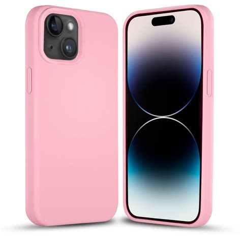 Solid Silicone Case Iphone Roze Phone Factory