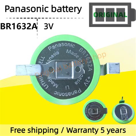 Original Panasonic BR1632A Lithium Battery BR1632A FAN BR1632A HAN 3V