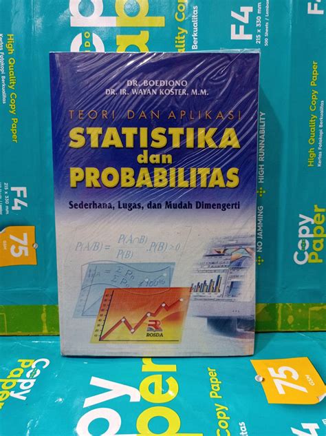 Buku Teori Dan Aplikasi Statistika Dan Probabilitas By Dr Boediono