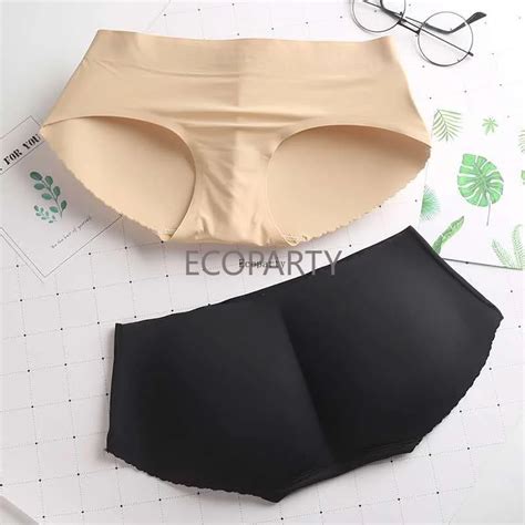 Lady Middle Waist Sexy Padding Panties Bum Padded Butt Lifter Enhancer Hip Push Up Panties