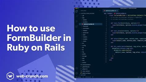 How To Use FormBuilder In Ruby On Rails YouTube