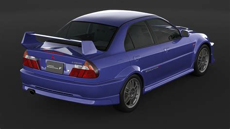 mitsubishi lancer evolution   model cgtrader