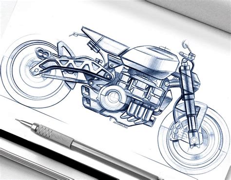 Transportation Design Sketches Renders Ideation On Behance Bike