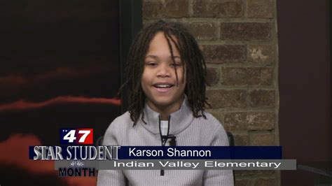 Star Student Karson Shannon 2012023 Youtube