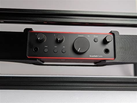 Focusrite Scarlett Solo 4th Gen Rack Mount Ear Bracket Etsy UK