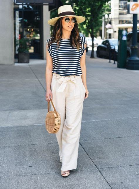 18 Women Outfits With Linen Palazzo Pants Styleoholic