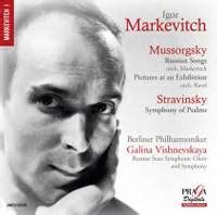 Igor Markevitch Conducts Mussorgsky Stravinsky Praga DSD350096