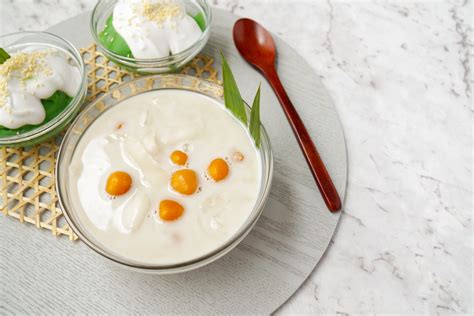 Rice Balls in Sweet Coconut Milk (Bua-Loy) | Asian Inspirations