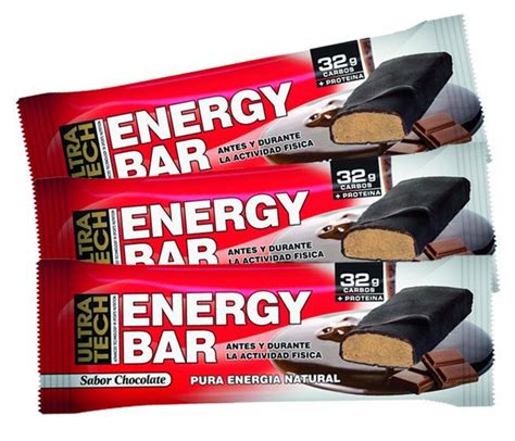 Barras Energeticas Energy Bar G Ultra Tech Caja X Unidade