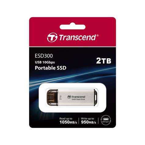 Transcend スティックssd 2tb Esd300 Type C ポータブルssd 外付け Usb10gbps Usb32 Gen2