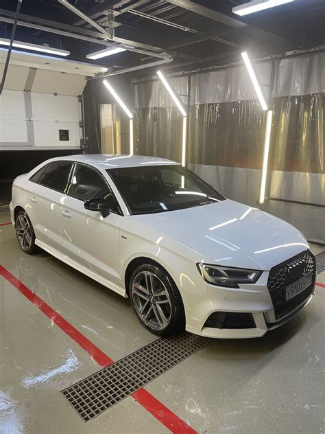 Черные шильдики и кольца Ауди — Audi A3 Sedan (8V), 1,4 л, 2019 года ...