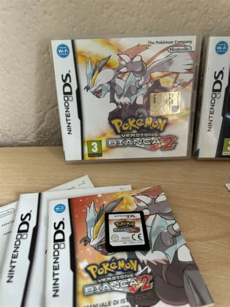 POKEMON VERSIONE BIANCA 2 Italiano Nintendo Ds 3Ds Completo