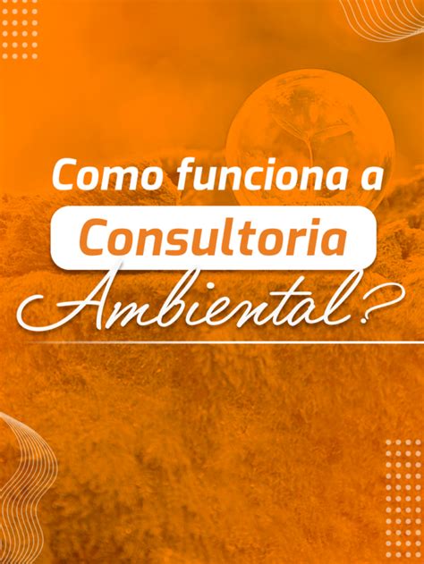 Como Funciona A Consultoria Ambiental Horizonte Ambiental