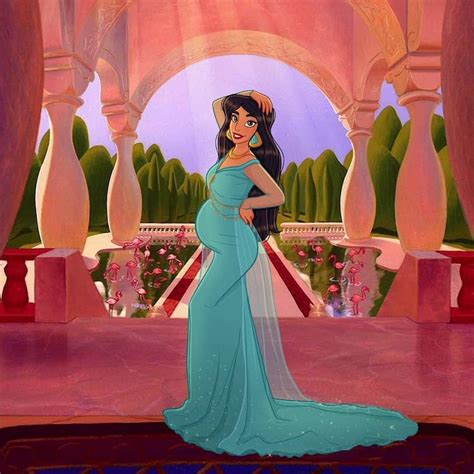 Artist Documents Her Pregnancy Journey Through Relatable Disney Princess Illustrations Modern Met