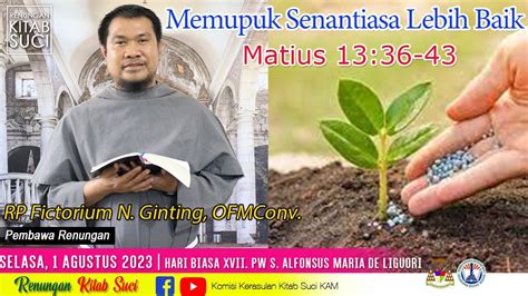 Renungan Kitab Suci Selasa Agustus Matius Ii Rp