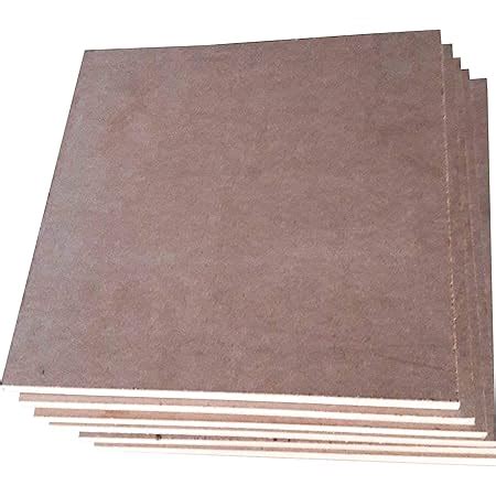 Woodenlab Mdf Thick Strong Mm Board Sheets X Inches Brown