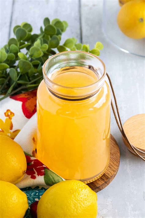 Lemon Simple Syrup Simply Scrumptious Eats