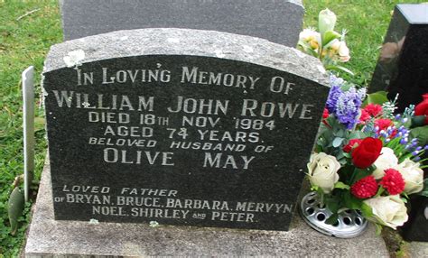 William John Rowe 1910 1984 Find A Grave Memorial