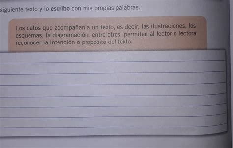 Leo El Siguiente Texto Y Lo Escribo Con Mis Propias Palabrasesparahoy Y