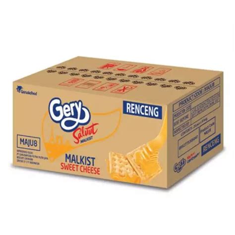 Jual Gery Saluut Malkist Sweet Cheese 1 Dus 120 X 18gr Shopee Indonesia