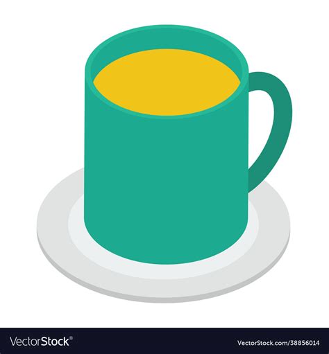 Hot Teacup Royalty Free Vector Image VectorStock