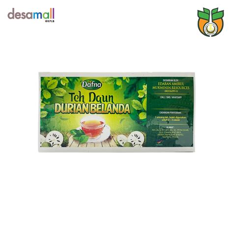 Dafna Teh Daun Durian Belanda Uncang Shopee Malaysia