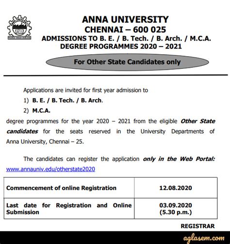 Anna University Application Form 2022 For Btech 2022