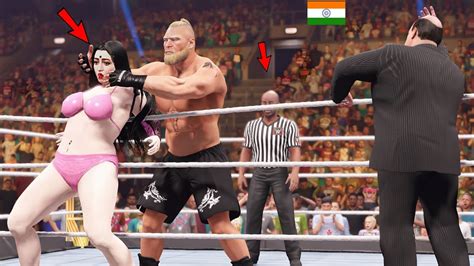 Paul Heyman Can Save The Indian Female Wrestler From Brock Lesnar