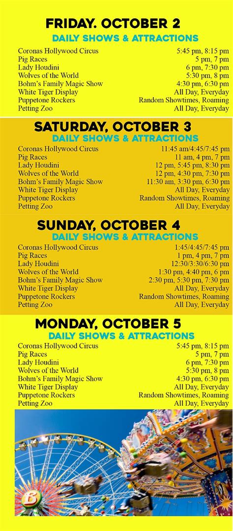 Perry Fair 2024 Rides Price List Gerty Juliann