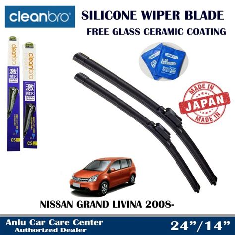 Cleanbro Silicone Wiper Blade Set For Nissan Grand Livina