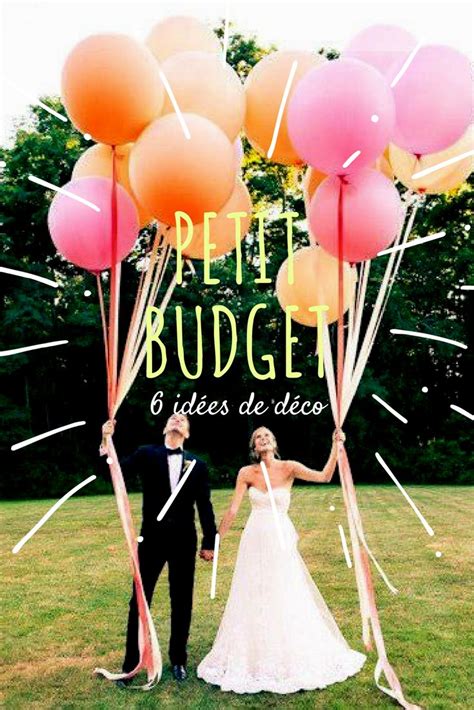 Nous vous donnons 6 idées de déco pour un mariage petit budget low