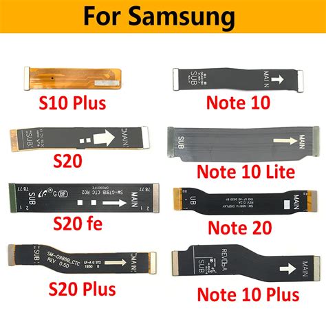 Carte mère flexible LCD avec connecteur USB pour Samsung Note Test