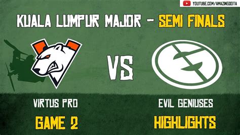 Highlights Virtus Pro Vs Evil Geniuses Game 2 Semi Finals Kuala