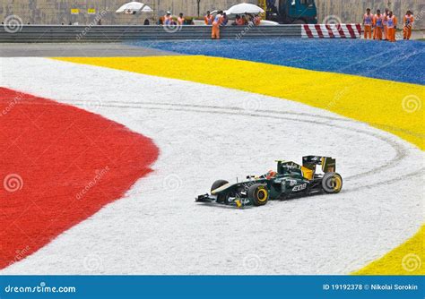 Race of Formula 1 Jarno Trulli, Team Lotus Editorial Stock Photo ...