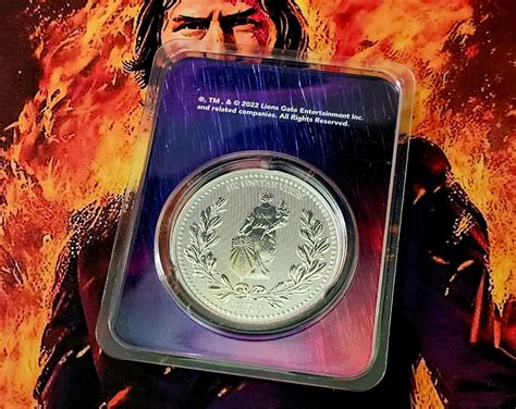 John Wick® 1 Oz Silver Continental Coin In Tep Holder W Extras