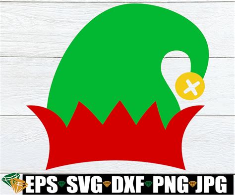 Elf Hat Svg, Christmas Elf Hat Svg, Christmas Clipart, Christmas Svg, Elf Hat Png, Elf Hat Cut ...