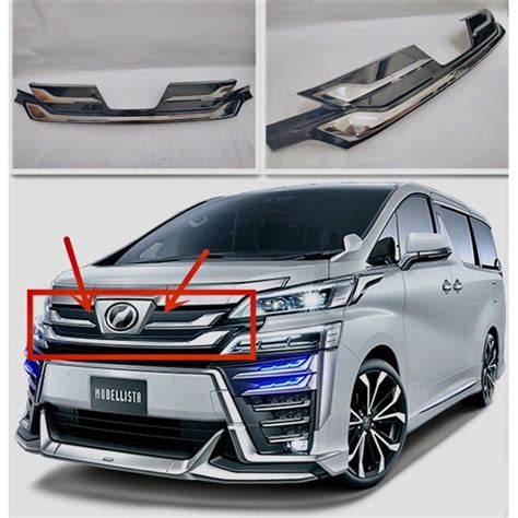 Toyota Vellfire AGH 30 2018 2020 Aero Modelista Front Grille Cover