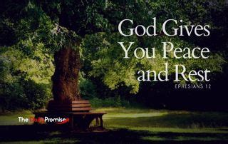 God Gives You Peace and Rest | The Daily Promise