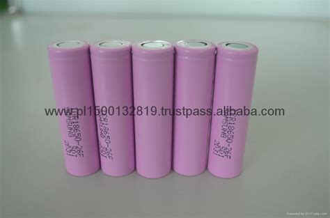 samsung sdi 18650 ICR18650-26F/FM 2600mah rechargeable battery cell ...
