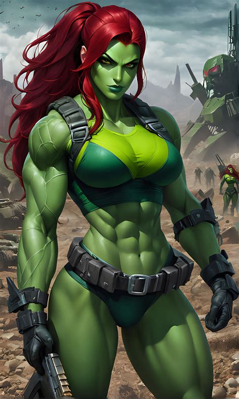 Mary Jane as super mutant from Fallout by Ichy198787 on DeviantArt