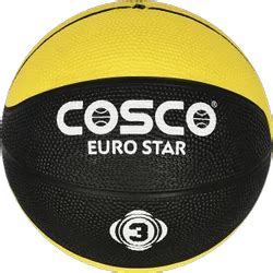 Basketball Equipments Cosco Euro Star Size Assorted Colours