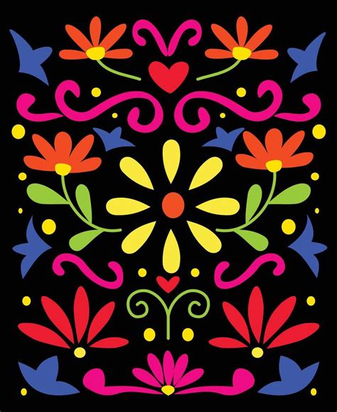 Mexican Design Patterns Vector