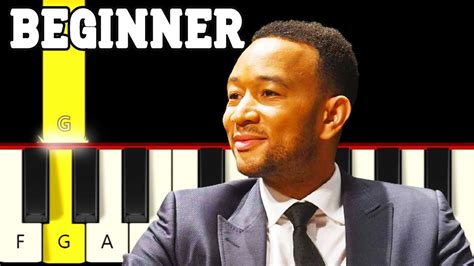 All Of Me John Legend Very Easy And Slow Piano Tutorial Only