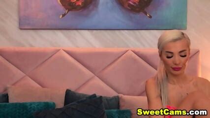 Busty Blonde Stripper Shows Off Her Body And Boobs