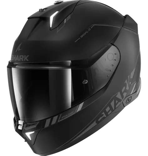 Casco Integral Shark Skwal I3 Blank Sp Negro Mate Meses sin interés