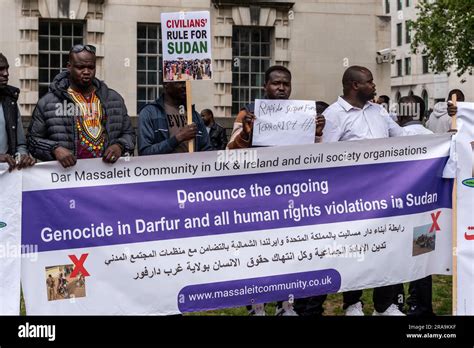 Protest Denouncing Alleged Genocide In Darfur And All Human Rights Violations In Sudan