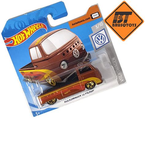 Hot Wheels Volkswagen T2 Pickup Kombi Marrom Shopee Brasil