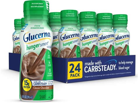 Glucerna Hunger Smart Shake To Help Manage Blood Sugar Rich Chocolate