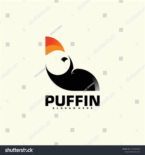 Puffin Bird Logo Vector Design Animal Stock Vector (Royalty Free) 2117955650 | Shutterstock